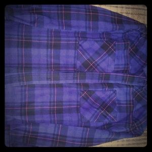 Blue flannel shirt